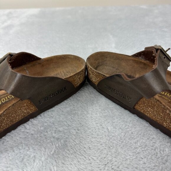 Birkenstock Gizeh Brown Leather Thong Sandals Women’s Size 35 EU - Picture 5 of 10